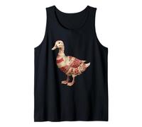 Country Patchwork Duck Retro Floral Quilting Aesthetic Tank Top