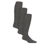 COUNTRY PURSUIT 3 Pair Multipack Fisherman Socks Long Wool Boot Socks for Men | Breathable Knee High Angling Socks (6-11, Green)