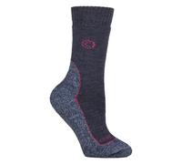 COUNTRY PURSUIT - Ladies Wool Walking Socks | Cushioned Durable Breathable Outdoor Hiking Socks (4-8, Denim)