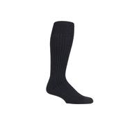 Country Pursuit Men's 1 Pack Knee High Wool Military Action Army Style Socks in Black | Size: 7-11 Country Pursuit Black 7-11