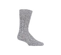 Country Pursuit Men's 1 Pack Pennine Walker Heavy Wool Hiking Socks in Grey | Size: 7-11 Country Pursuit Grey 7-11