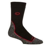 Country Pursuit Mens Wool Blend Cushioned Walker Socks for Hiking & Outdoor Comfort - 6-11 UK - Black