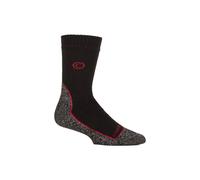 Country Pursuit Men's Wool Blend Cushioned Walker Socks for Hiking & Outdoor Comfort in Black | Size: 6-11 Country Pursuit Black 6-11