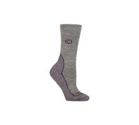 Country Pursuit Women's Wool Blend Cushioned Walker Socks for Hiking & Outdoor Comfort in Grey | Size: 4-8 Country Pursuit Grey 4-8