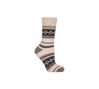 Country Pursuit Women's Wool Blend Hiking Socks Cushioned Walking Boot Socks in Beige | Size: 4-8 Country Pursuit Beige 4-8
