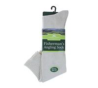 Country Pursuits Collection Fisherman's Angling Socks Country Pursuit Fishing Size 6-11 Cream