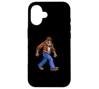 Country Redneck Sasquatch Bigfoot Dude Southern Pride Case for iPhone 16