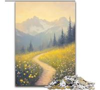 Country Road 1000 Piece Jigsaw Puzzle for Adults And Teenagers, for Age 14 Years And over Stress Relief Christmas Game Presents for Women (26x38cm)