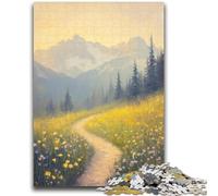 Country Road 1000 Piece Jigsaw Puzzle for Adults And Teenagers,for Educational Game Challenge Toy for Is Ideal As A Gift for The Whole Family (50x75cm)