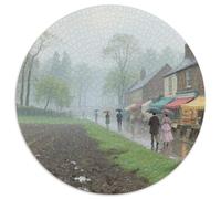Country Road Jigsaw Puzzles Puzzles for Adults Kids. 1000 Piece Scenery Impossible Challenge Toy Educational Game Home Decoration for Adults& Kids Age 14 Years Up 1000pcs (67.5x67.5cm)