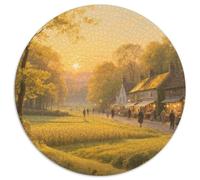Country Road Jigsaw Puzzles Puzzles for Adults Kids. 1000 Piece Scenery Whimsical Challenge Toy Educational Game Home Decoration for Adults& Kids Age 14 Years Up 1000pcs (67.5x67.5cm)