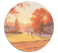 Country Road Jigsaw Puzzles Puzzles for Adults Kids. 1000 Pieces Scenery Whimsical Challenge Toy Educational Games Home Decoration for Educational Games Gifts 1000pcs (67.5x67.5cm)