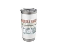 Country Roads Stainless Steel Insulated Tumbler