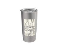 Country Route Carrier Mailbox Postal Worker Stainless Steel Insulated Tumbler