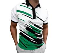 Country Shirts for Men UK Business Short Sleeve Warm Shirts for Men (Green, XXXXXL)