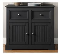 Country Sideboard 2 Door 2 Drawer Cabinet Carbon Grey