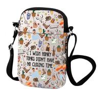 Country Singers Crossbody Bag Cowboy Gift Concert Style Gift Cowboy Boots Country Western Music Gift, No Closing Time