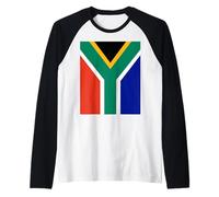 Country South Africa National Flag Tournament Competition Raglan Baseball Tee