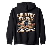 Country Strong City Smart Zip Hoodie
