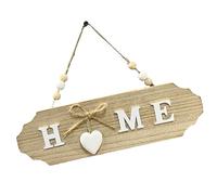 Country Style Welcome Sign - Oval Wooden Letter Shield Accent for Home Entrance | Greetings for Workplace, Cafe, Apartment, , Jute Rope Hanger Robu