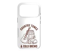 Country Tunes Cold Brews Acoustic Guitar Dog Case for iPhone 17 Pro