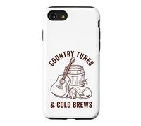 Country Tunes Cold Brews Acoustic Guitar Dog Case for iPhone SE (2020) / 7/8