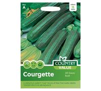 Country Value Courgette All Green Bush Seeds