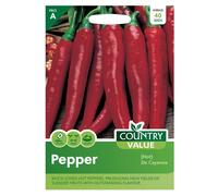 Country Value Pepper Hot De Cayenne Seeds
