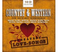 COUNTRY & WESTERN-200 GREATEST LOVE-SONGS WALLET 10 CD NEW