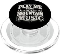 Country Western Play Me Some Mountain Music Vintage Style PopSockets PopGrip for MagSafe