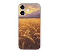 Country Wheat Golden Sunset Cute Phone Case Compatible for iPhone 17/Air/Pro/Pro Max Slim Fit Shockproof TPU Phone Cover