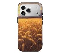Country Wheat Golden Sunset Cute Phone Case Compatible for iPhone 17/Air/Pro/Pro Max Slim Fit Shockproof TPU Phone Cover