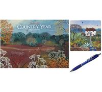Country Year Jo Grundy 2026 A4 Calendar with Jo Grundy Card Collection - Apple Tree Cottage