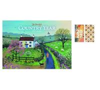 Country Year, Jo Grundy A4 Calendar 2027 + FSC ECO-FRIENDLY DIARY
