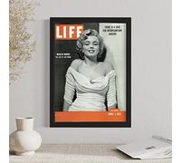 CountryArtHouse LIFE Magazine Solid Wood Picture Frame - Complete with Acrylic, Backing, and Hardware - Display Any Magazine Sized 10.5" x 14"