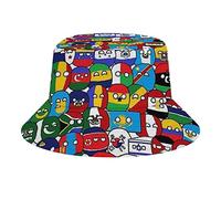 Countryball Polandball World Map Bucket Hats Sun Uv Protection Sun Cap Packable Fisherman Hat Outdoor Beach Cap for Women Men, Style, One size