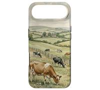 Countryside Cow Pasture Rustic Farm Landscape Illustration Case for iPhone Air