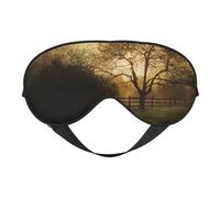 Countryside Farm Sleep Mask Night's Sleep Soft Eye Mask Adjustable Strap Works Nap Position Sleeping Aid