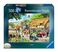 Countryside Puzzle 500 XL See and Hold Pieces Summer Village Jigsaw Puzzle
