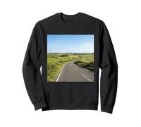Countryside Road Rolling Fields Rural Landscape Scene Sweatshirt