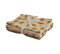 Countryside Style Cream Themed Pack Of 5 Cotton Fat Quarters Sewing Online Fa238