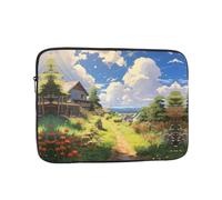 Countryside Village Laptop Sleeve Case 17 Inch Suitable for Notebook Computer Tablet Traveling Carrying Simple Case