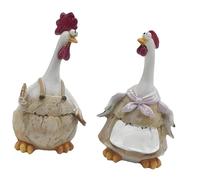 Countrysides Themed Rooster and Hen Ornament, Kitchen, A