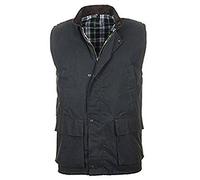 Countrywear New British Made Quilted Wax Gilet Branded Outdoor Bodywarmer Oiled Waistcoat Sleeveless Jacket Fishing Hunting Shooting Farming (XXXX-Large, Olive Green)
