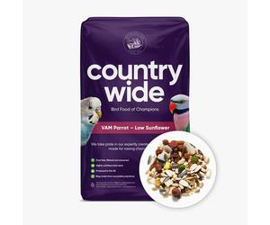 Countrywide VAM Parrot Low Sunflower Bird Mix - 12.5kg