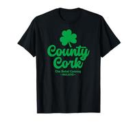 County Cork Ireland The Rebel County Shamrock Green T-Shirt