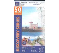 County Dublin, Kildare, Meath and Wicklow Map | Ordnance Survey Ireland | OSI Discovery Series 50 | Ireland | Walks | Hiking | Maps | Adventure