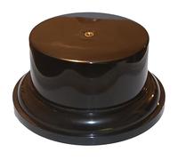 County Engraving Black Plastic Trophy Base Plinth, Round Black Trophy Base, Ideal For Trophies, Cups, Claret Jugs, Models And Figures (Extra Large)
