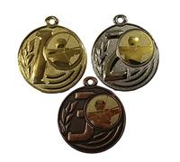 County Engraving Personalised 1st, 2nd, 3rd Place Archery Medals Supplied With Choice Of Ribbon Colours