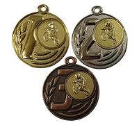 County Engraving Personalised 1st, 2nd, 3rd Place Dirt Bike Motocross Medals Supplied With Choice Of Ribbon Colours